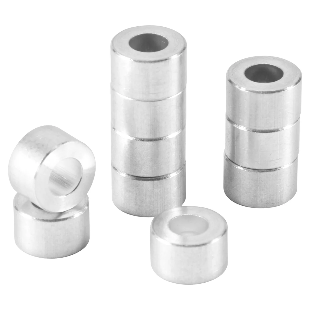 Aluminum Column Flat Gasket Bushing 6Mm Aluminum Bushing Aluminum Barrier 3D Printer Accessories For