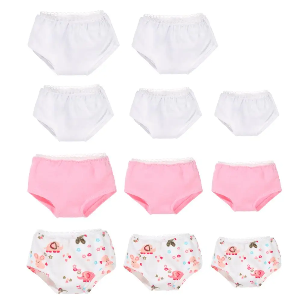 

suitable for 1/12 1/6 1/4 1/3 Doll Gift DIY Mini Clothes Doll's Knickers Doll's Briefs Toys Accessories