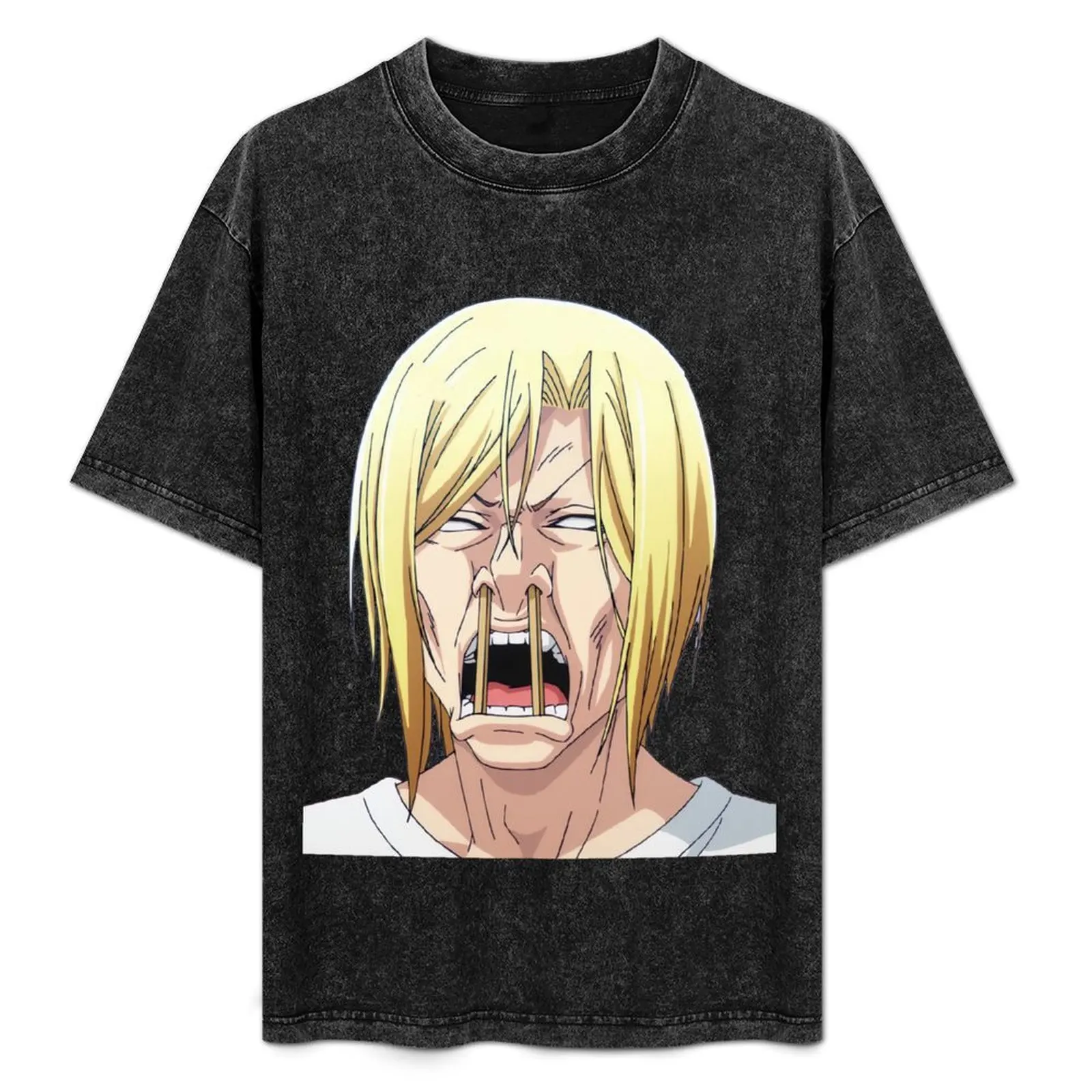 

Grand Blue Anime Funny Face T-Shirt Basic Crew Neck Short Sleeve Top
