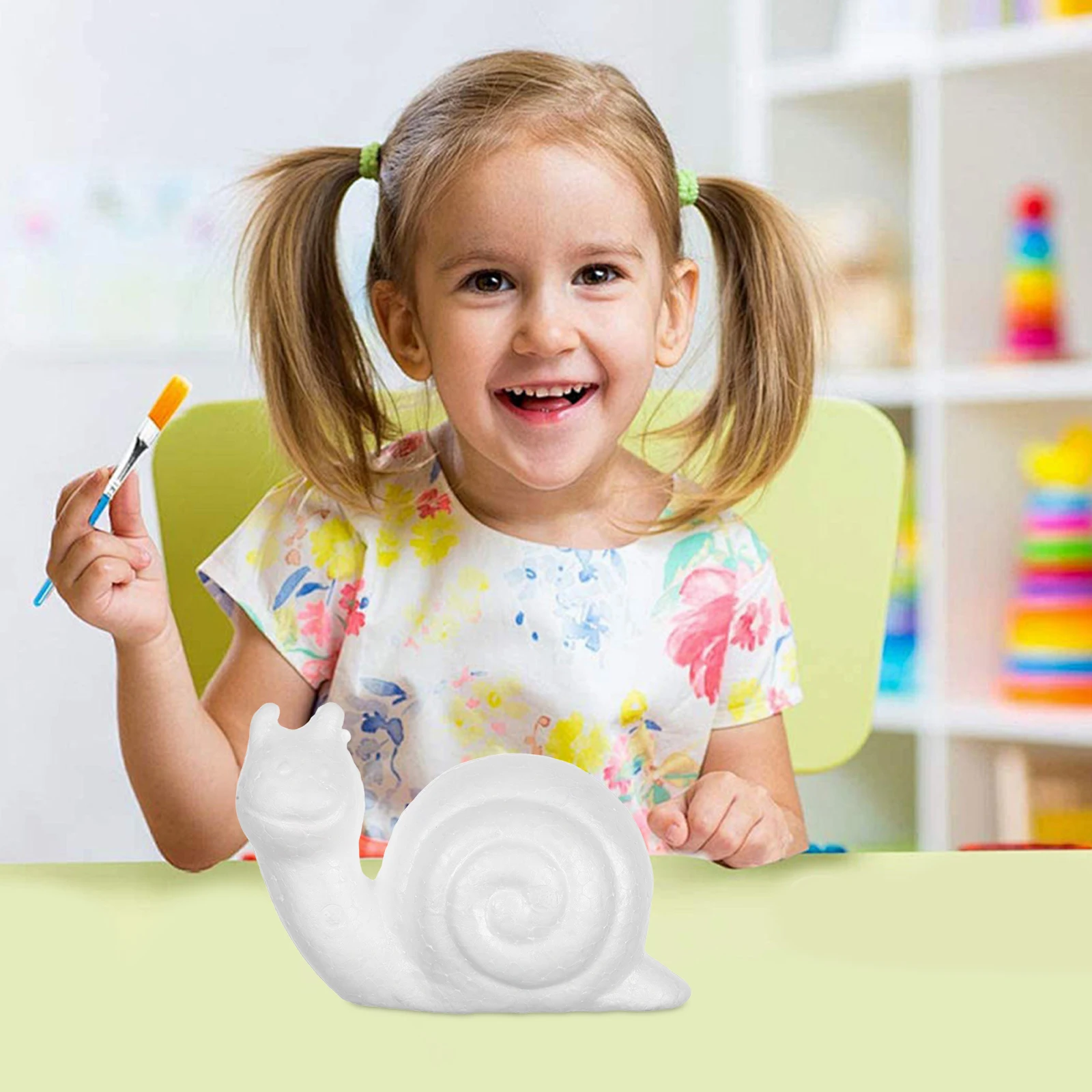 

6 Pcs Flower Arrangement Foam Snail Ornament Child Craft