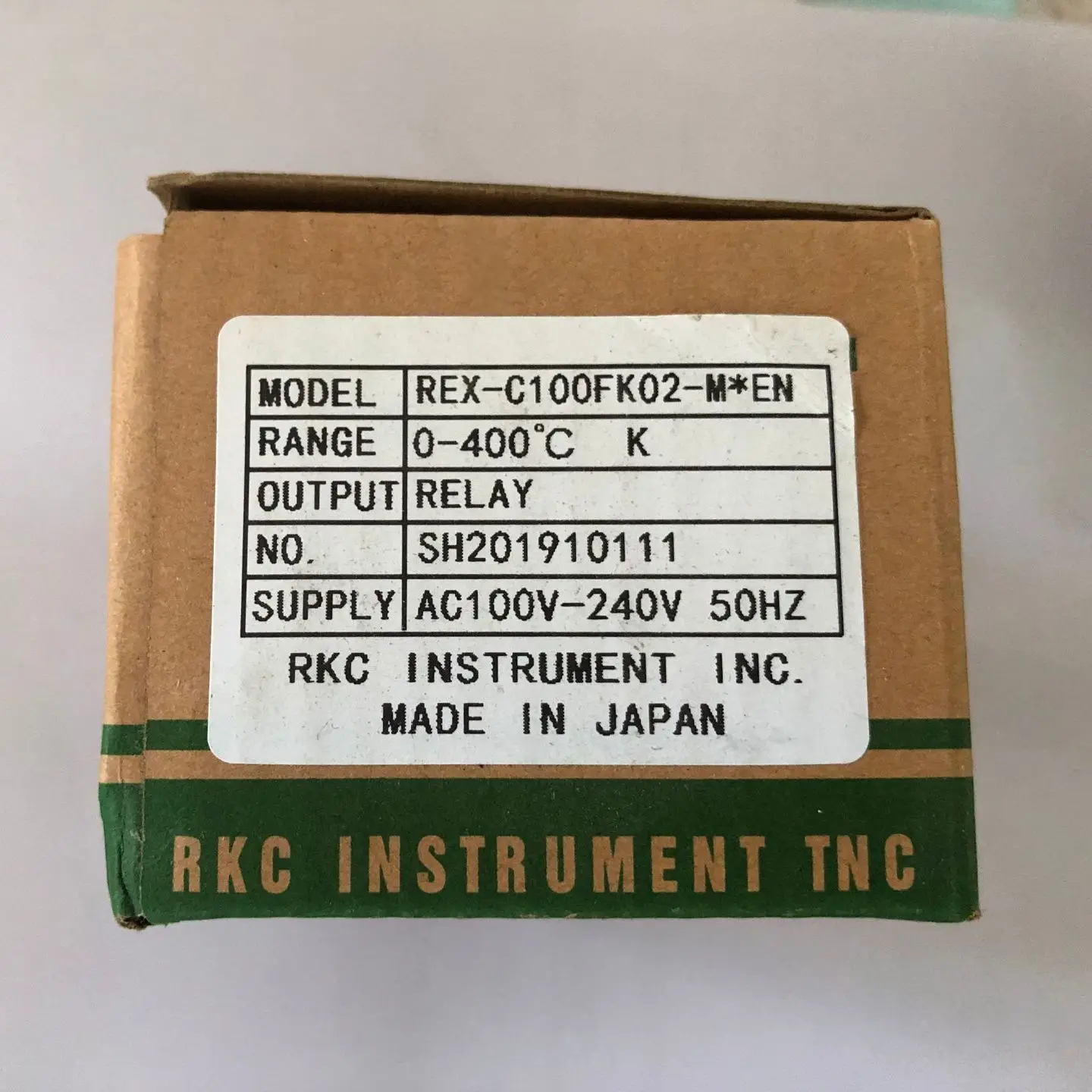 Dual Digital RKC PID Temperature Controller REX-C100FK02-V*AN with K thermocouple, SSR Output EX-C100FK02-M*AN Relay output