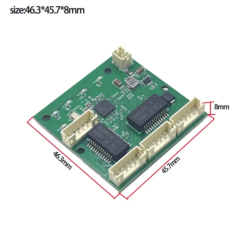 Mini modulo PBCswitch PBC 4 porte switch di rete scheda Pcb 10/100M modulo interruttore industriale,