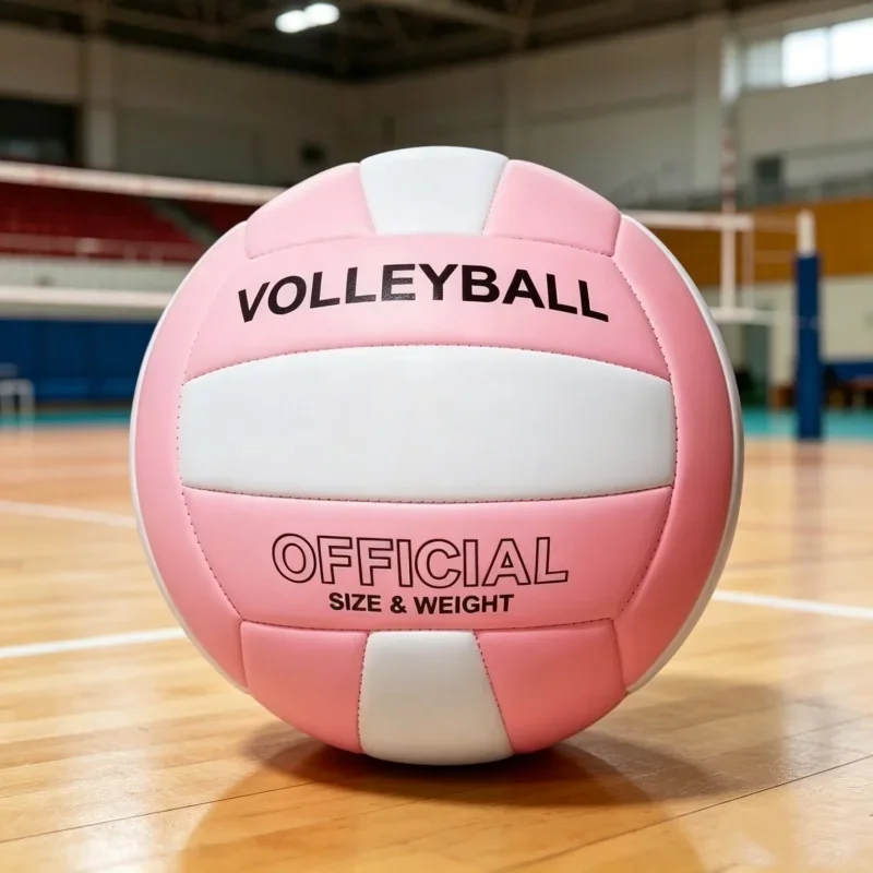 Size 5 PVC Training Volleyball Machine Stitched Wear Resistant Explosion Proof Waterproof For Daily Sport And Beach Activity