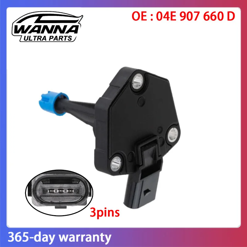 Sensor de nivel de aceite de motor de calidad OE 04E907660D para Audi A1 A3 VW Golf Jetta Passat Tiguan 04E 907 660 D 04E 907 660D