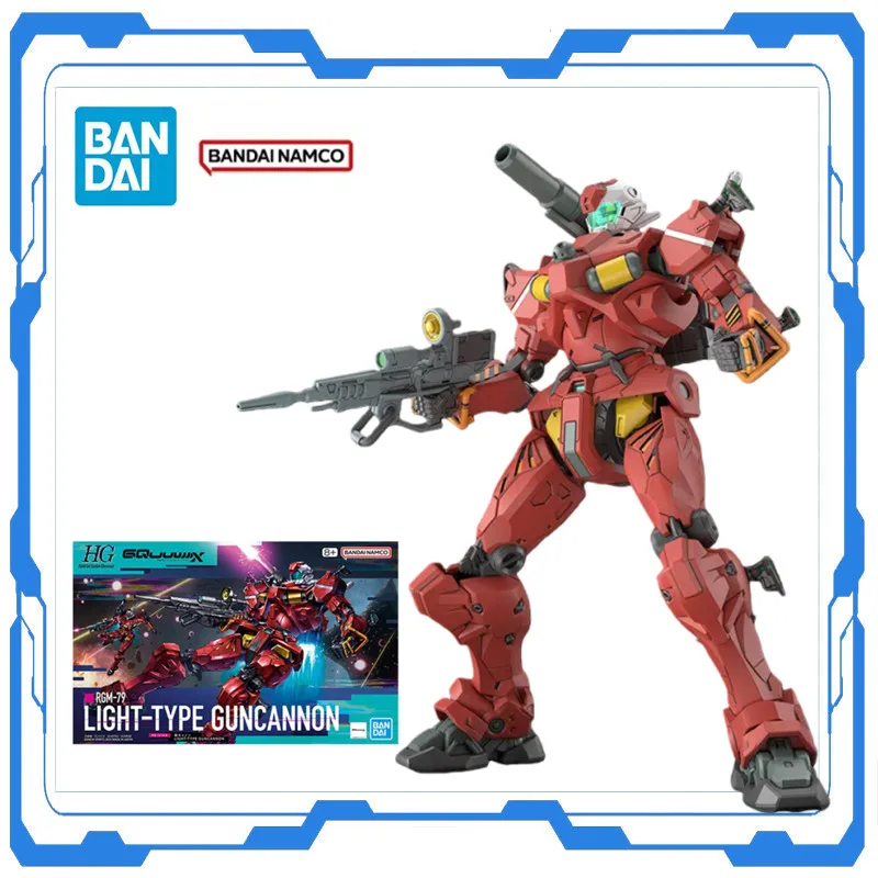 

Bandai Genuine HG 1/144 RGM-79 Light Type Guncannon Gundam GQuuuuuuX Assembly Model Kit Collectible Action Figure Toy Gifts