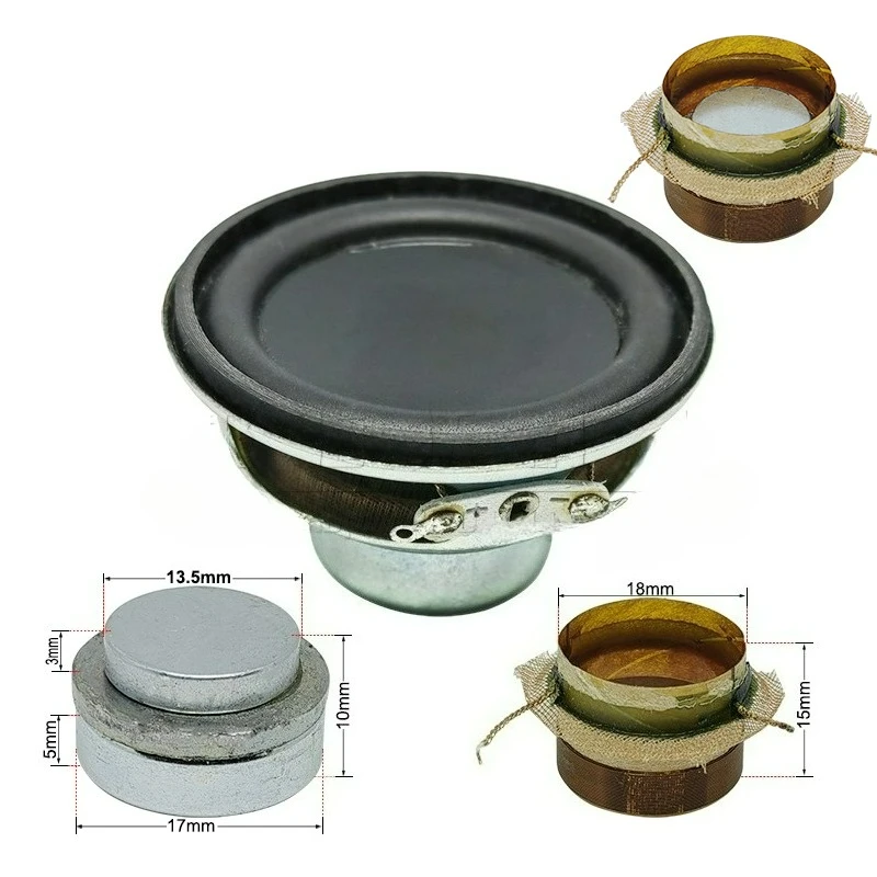 SOTAMIA 2 Stück 2-Zoll-Breitbandlautsprecher 4 Ohm 5 W 52 mm 18 Kern Dual Magnetic Bluetooth Audio Heimkino Sound Musiklautsprecher