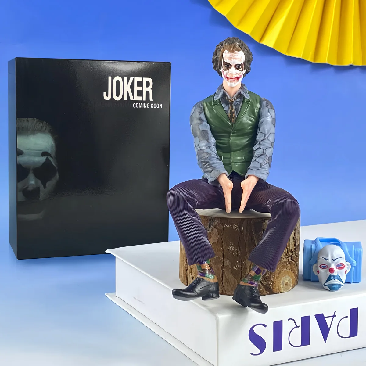 Heath Ledger Joker The Dark Knight Suicide Squad Action Figure PVC Model Desktop Car Roof Ornament Collectible Toy