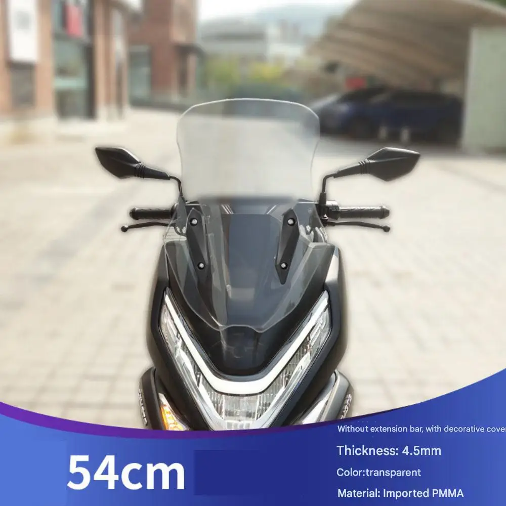 For CFMoto 150SC windshield modification parts non-destructive installation windshield with plastic decorative strip windshield