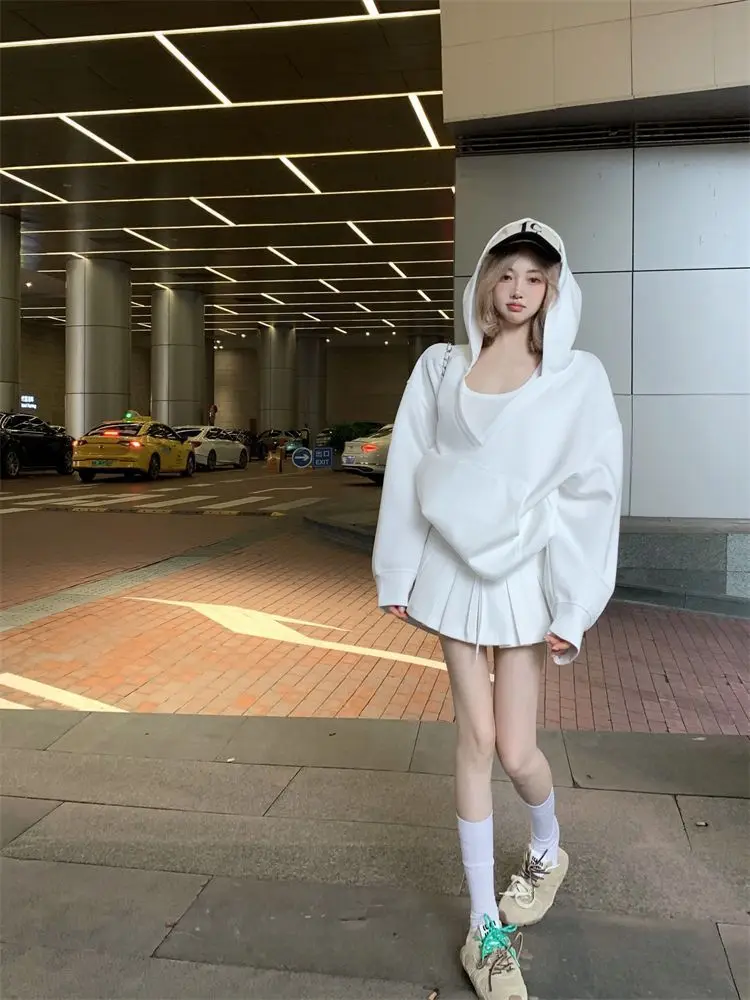 

Милые толстовки с капюшоном, зимняя одежда для женщин, студенческая унисекс, цветные блоки, бойфренд, с длинными рукавами, искусство сращивания, коричневый, желтый, зима