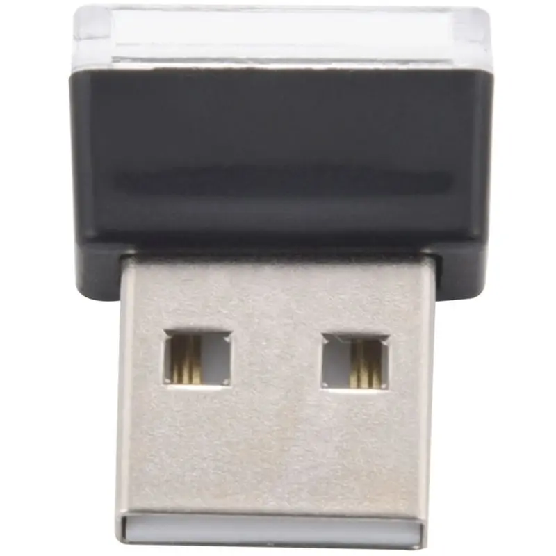 AEF6-3X Mini draagbare mini USB LED-autolamp Auto-interieur USB Sfeerlicht Plug and Play Decoratief licht Wit