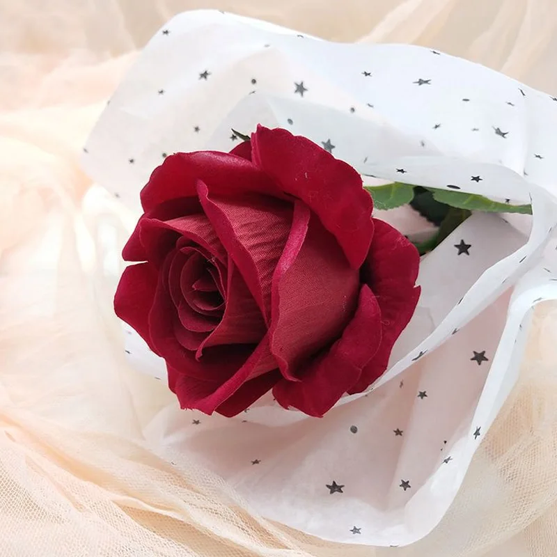 20 قطعة ورقة القطن باقة زهرة ورق التغليف نجمة القمر سيدني ورقة ورق التغليف زهرة ورق التغليف كعكة الخبز هدية