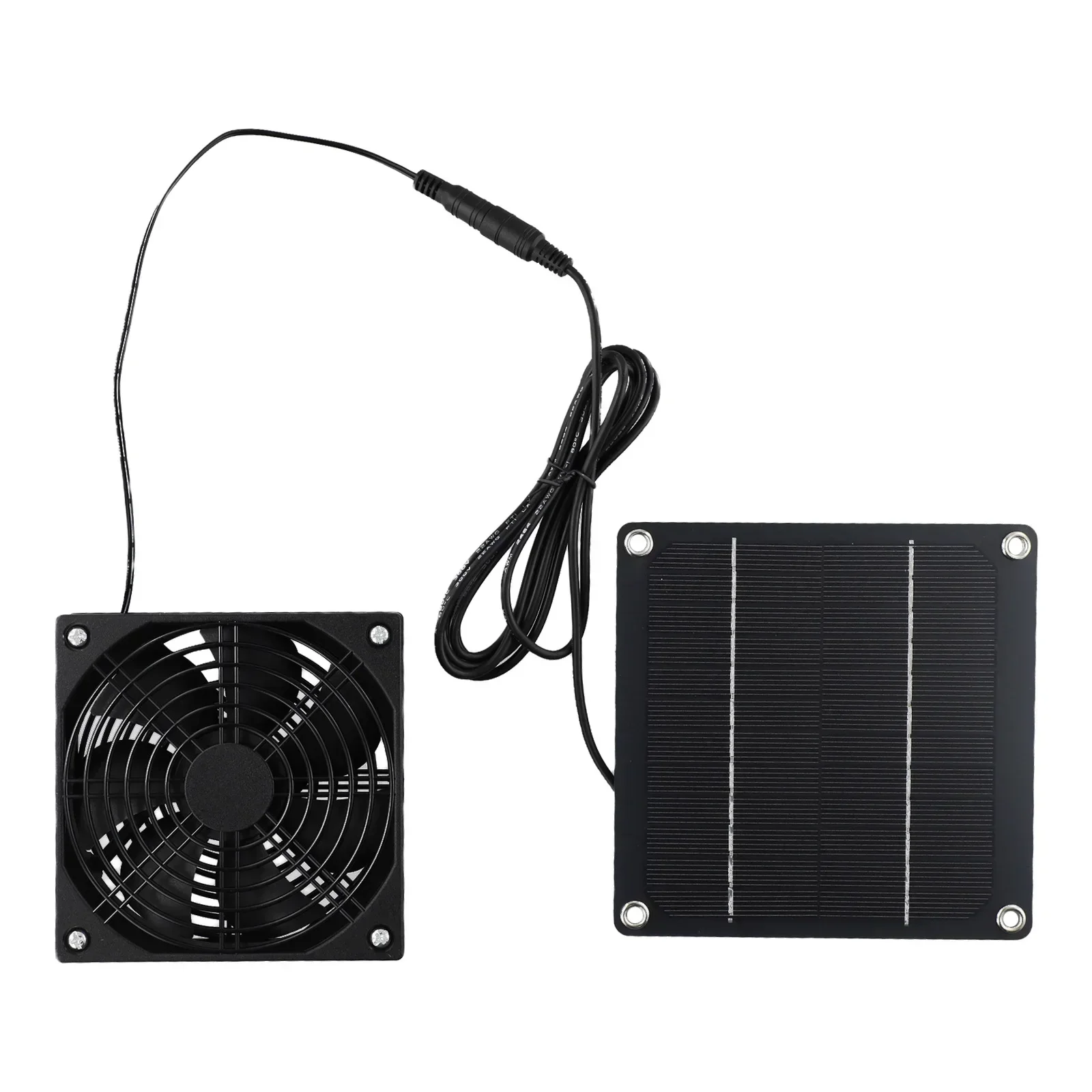 

10W Waterproof Solar Panel Exhaust Fan Air Extractor For Greenhouses Pet Houses Outdoor Solar Pet Exhaust Fan Home Improvement