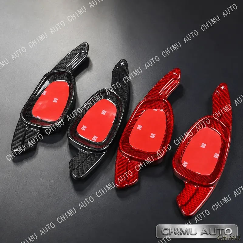 【CHIMU AUTO】 Dry Carbon Fiber Steering Wheel Paddle Shifter for Audi A5 S3 SQ5 RS6 Car Interior Styling