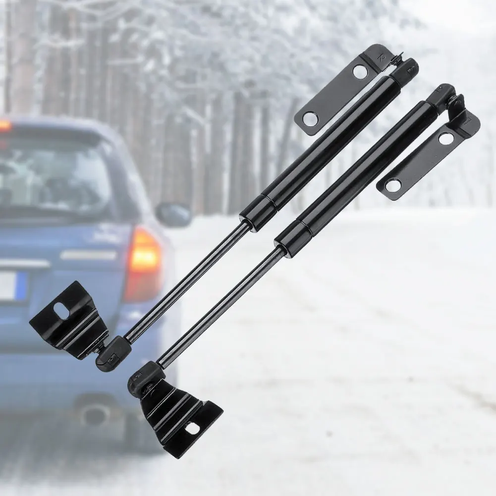 Hood Bonnet ด้านหน้า Rod Struts Shock Lift สีดําด้านหลังเครื่องยนต์ Lift 2pcs Bonnet Hood Lift สําหรับ Toyota HILUX Vigo 2005-2012