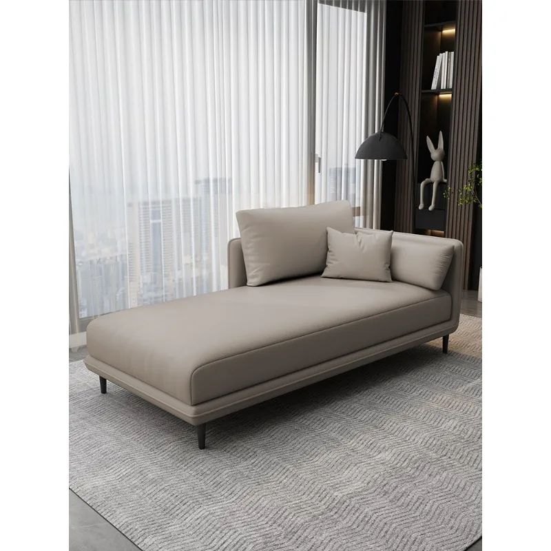 Living room hotel chaise longue bedroom deck chair balcony beauty collapsed fabric single chaise longue sofa