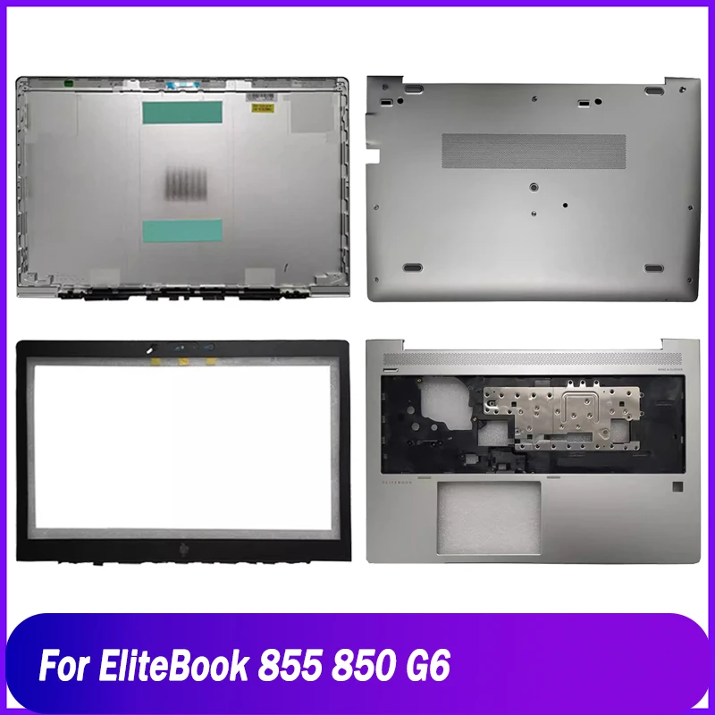 New Rear Lid For HP EliteBook 855 850 G6 Laptop LCD Back Cover Front Bezel Palmrest Upper Bottom Base Case Silver A B C D Cover