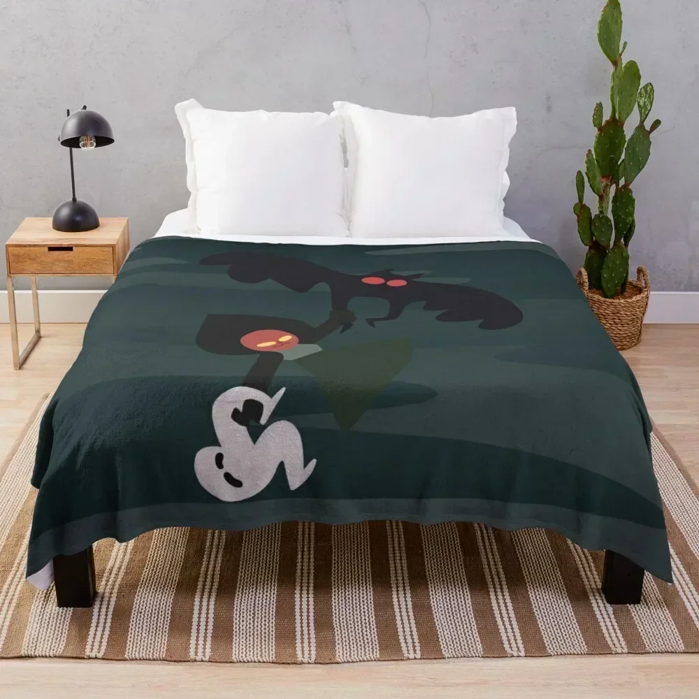 

Cryptid Friends Throw Blanket Multi Purpose Soft Warm Blanket for Home Travel