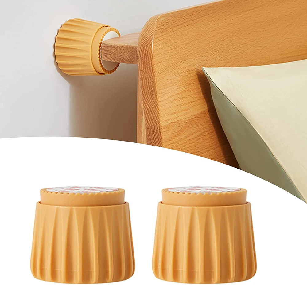 

2Pcs Headboard Stoppers for Bed Headboard Stabilizer Stoppers Bed Wall, Adjustable Threaded Bed Frame Anti- Shake Tool for Bed