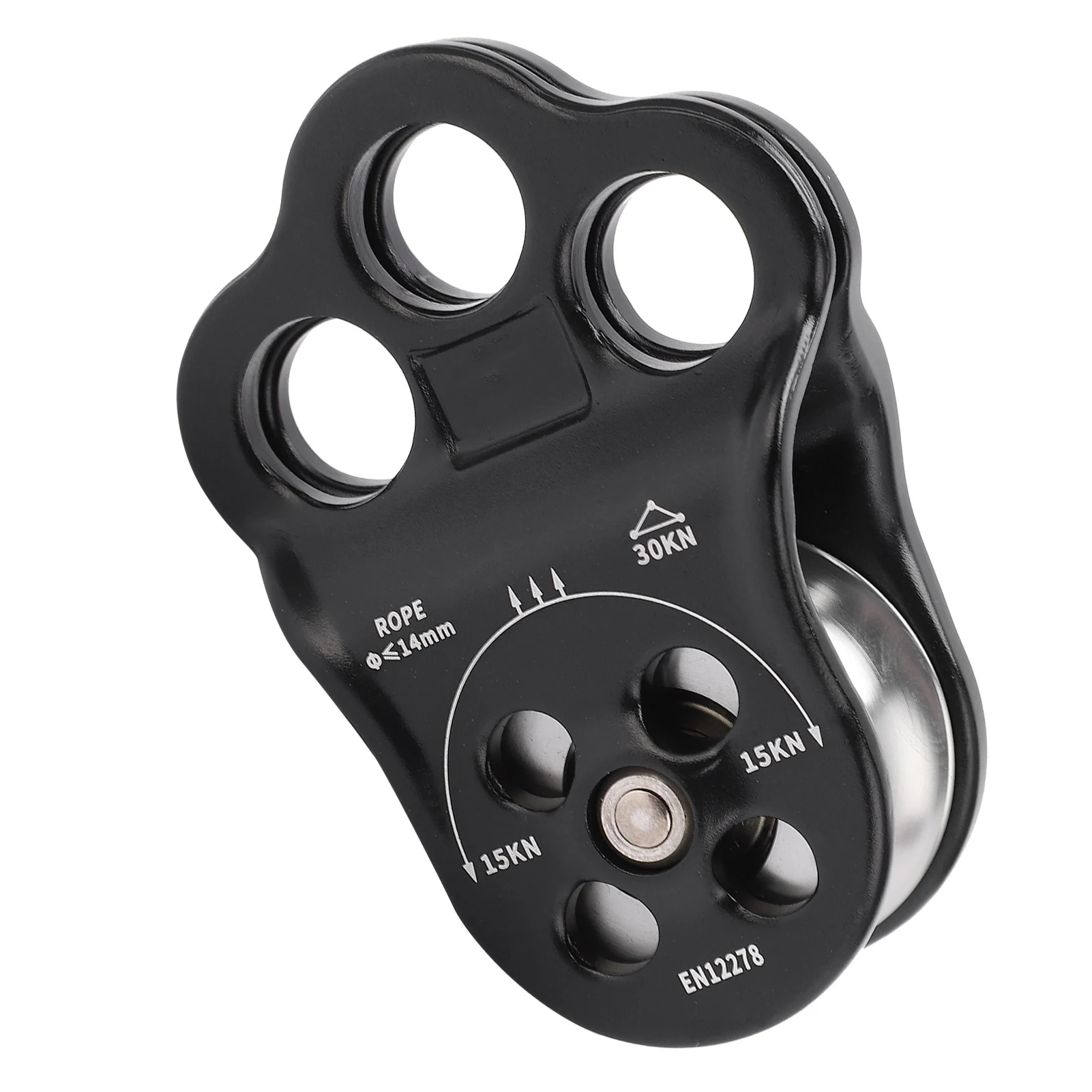 Equipment Pulley 30KN Hitch Climber Pulley  Equipment Dual Bearing for Rigging Hauling Arborist Tree Climbing view 2