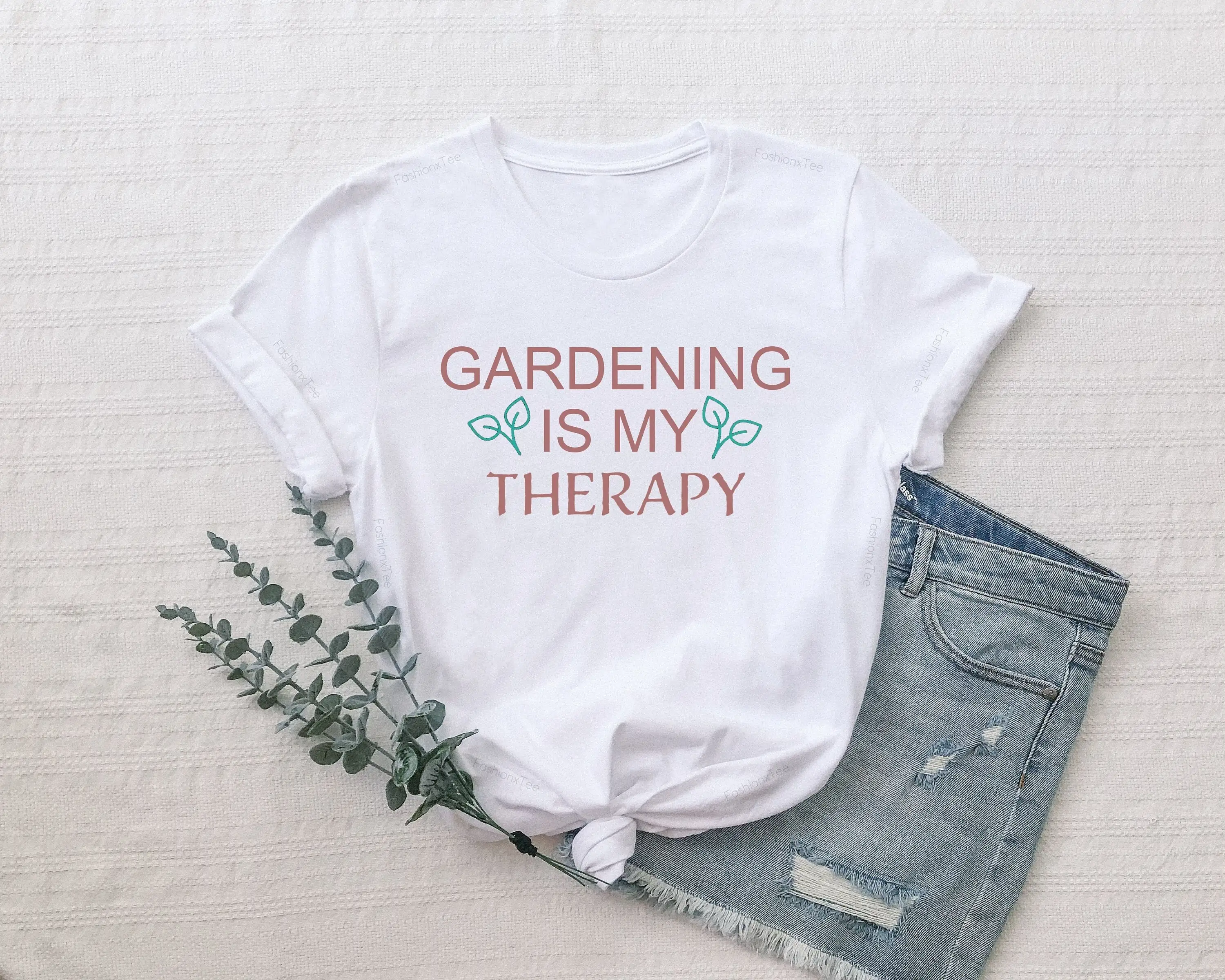 

Gardening Is My Therapy T Shirt Plant Lover Gardener Garden For