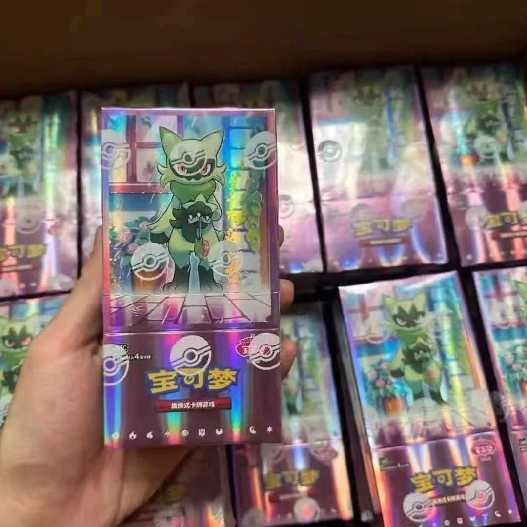 Pokemon PTCG Simplified Chinese Gem Pack Vol.5 Sealed Booster Box Scarlet Violet 18 Packs Trading Card For Hobby Collectors Toy view 4