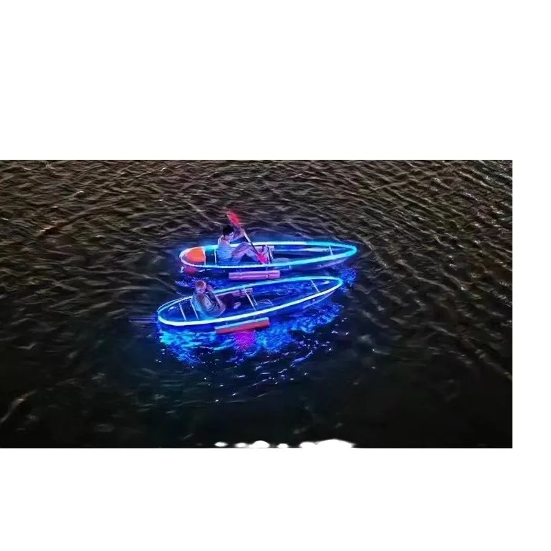

Transparent boat crystal sightseeing kayak wedding photography boat drift boat