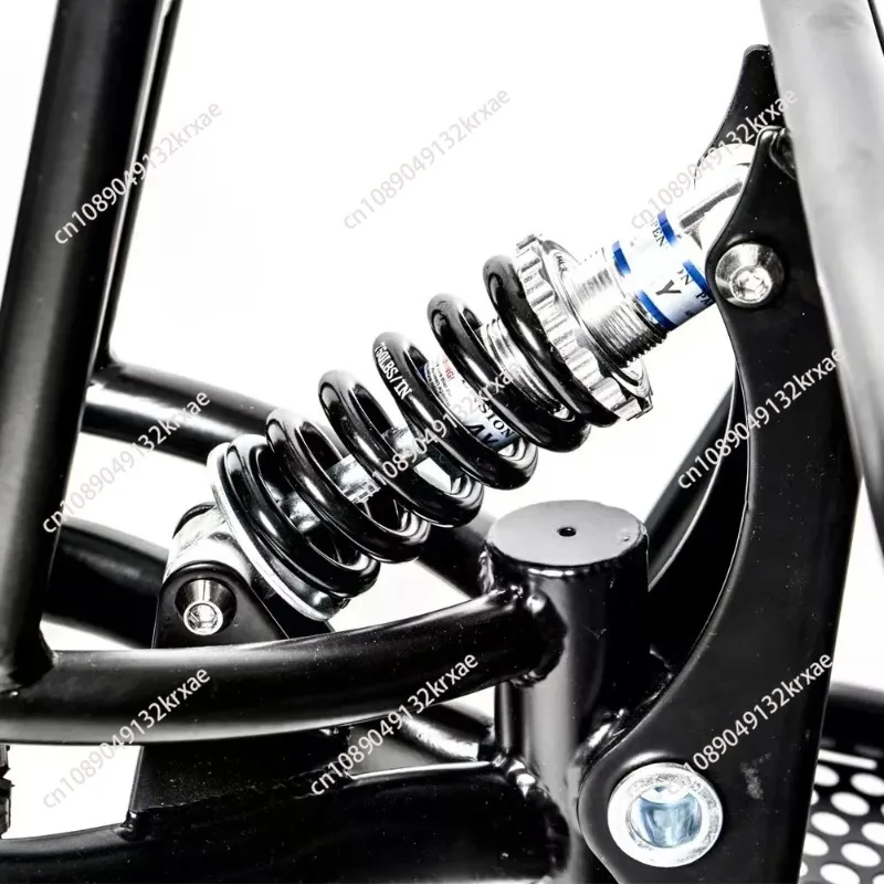 Bicycle Trailer, Mobile Cargo Carrier, Steel Frame, Maximum Load 80kg Convenient and Fast for Heavy Transportation