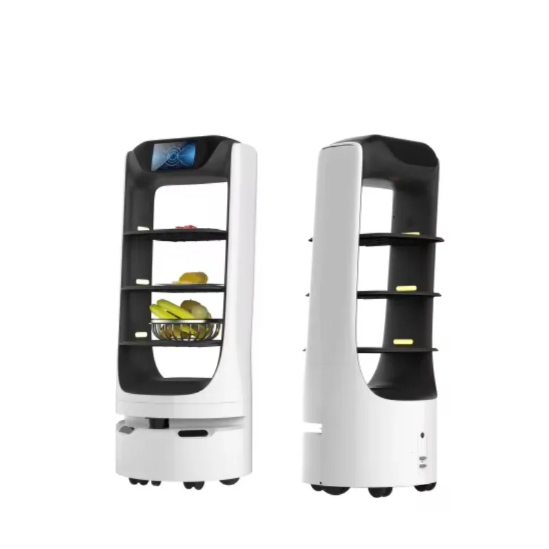 Customized Commercial Smart Waiter Robot - Food Delivery & Retail Server with Auto-Avoidance Navigation for Restaurant & Hotel