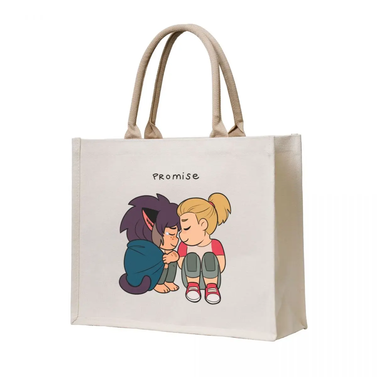 

Promise Tote Bag Reusable bags woman shopping bag tote bag screen Women's shopping