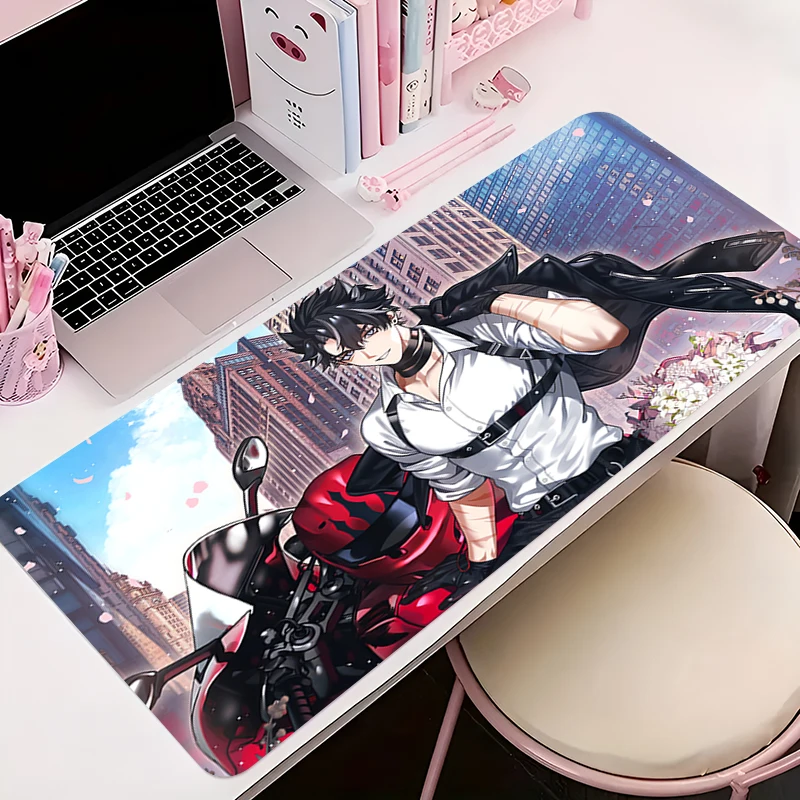 

Mouse Pad Office PC Accessories Keyboard Mat Anime Pattern Anti-slip Rubber Mousepad Gamer G-genshin Impact Wriothesley Desk Mat