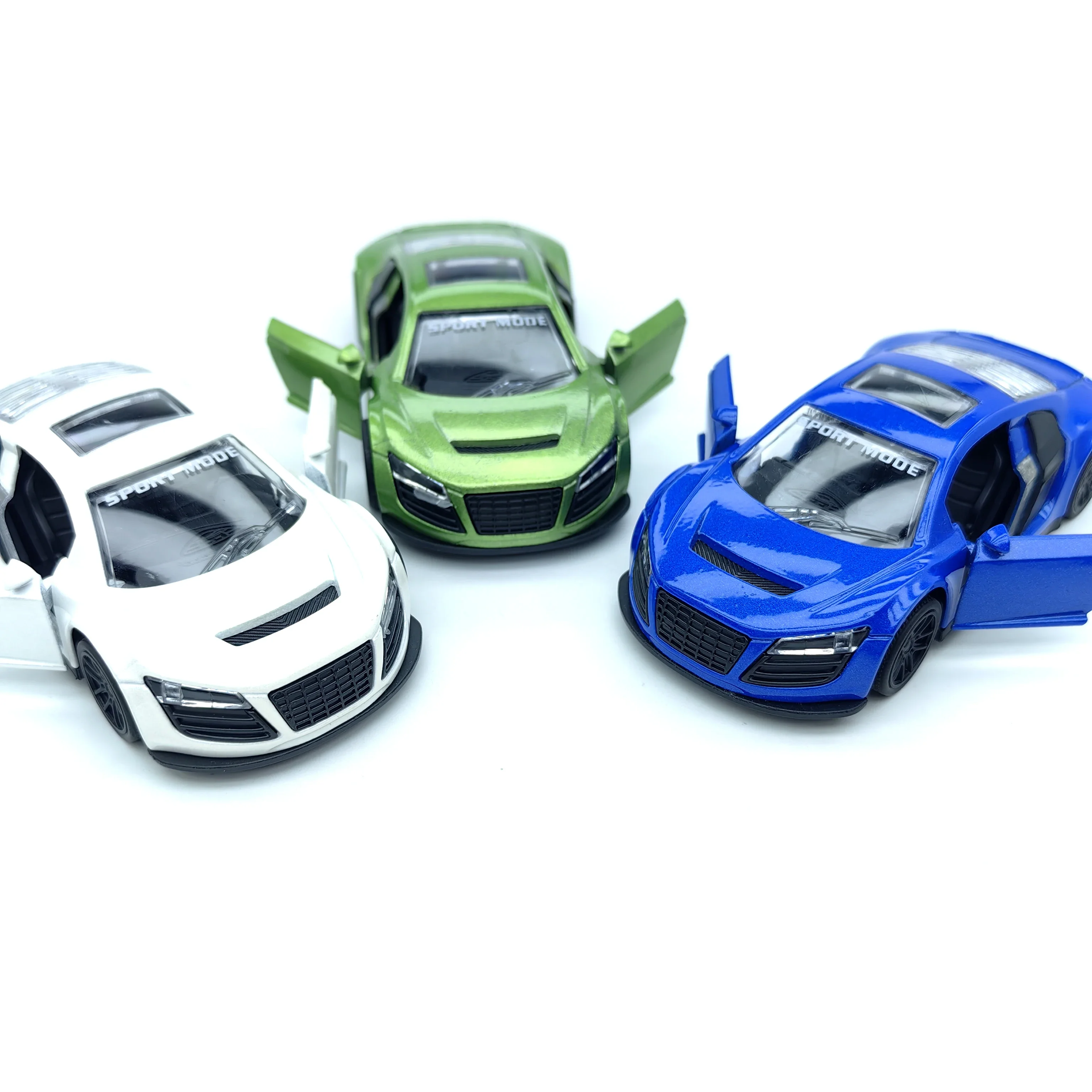 

Детская литая под давлением модель автомобиля с откатным механизмом для мальчиков, интерактивная инерционная имитация игрушечного автомобиля с открывающимися дверцами