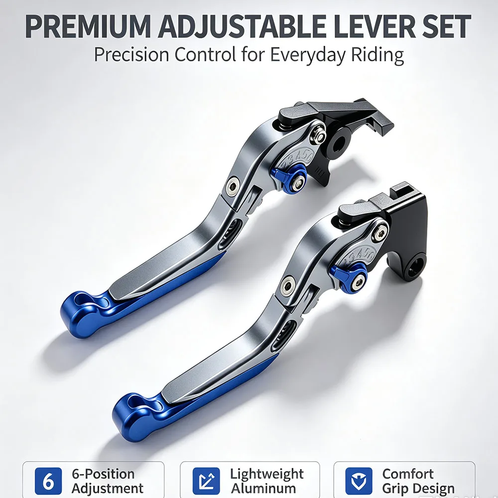 For BMW F800GT F 800 GT 2013-2018 CNC Folding Extendable Brake Clutch Levers Adjustable Handle Set Black Motorcycle Accessories