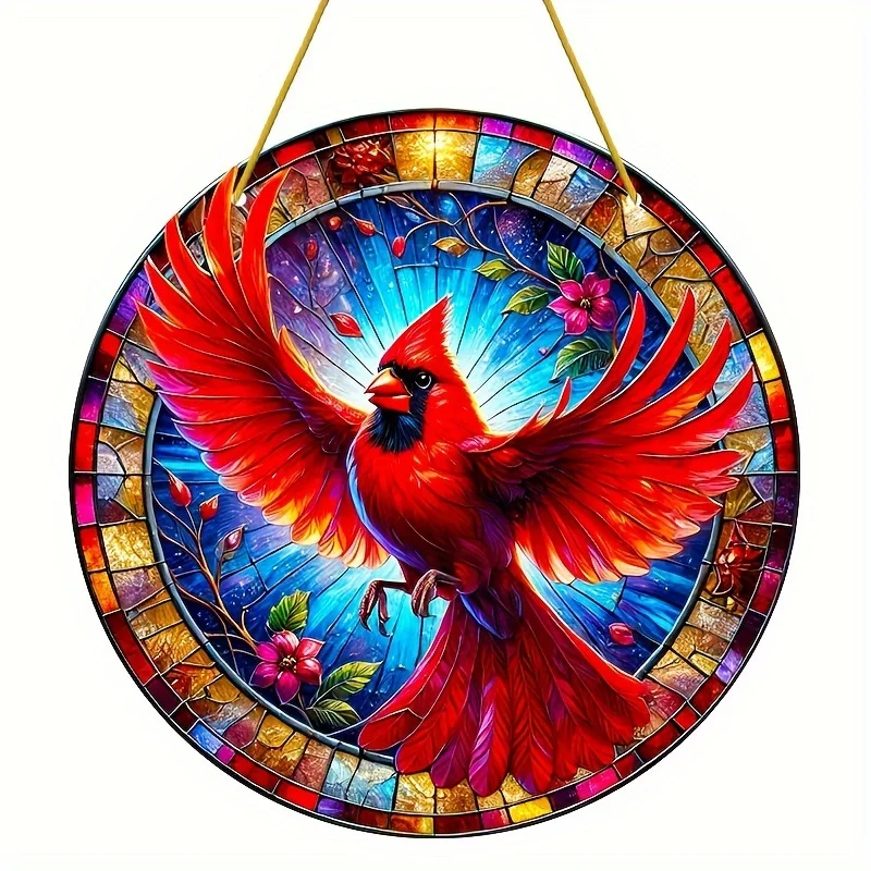 Cardinal Bird Catcher Acrylic, Suitable for Grannies, Bird Lovers, Suitable for Gardens, Porches, Bedrooms, Home Terrace