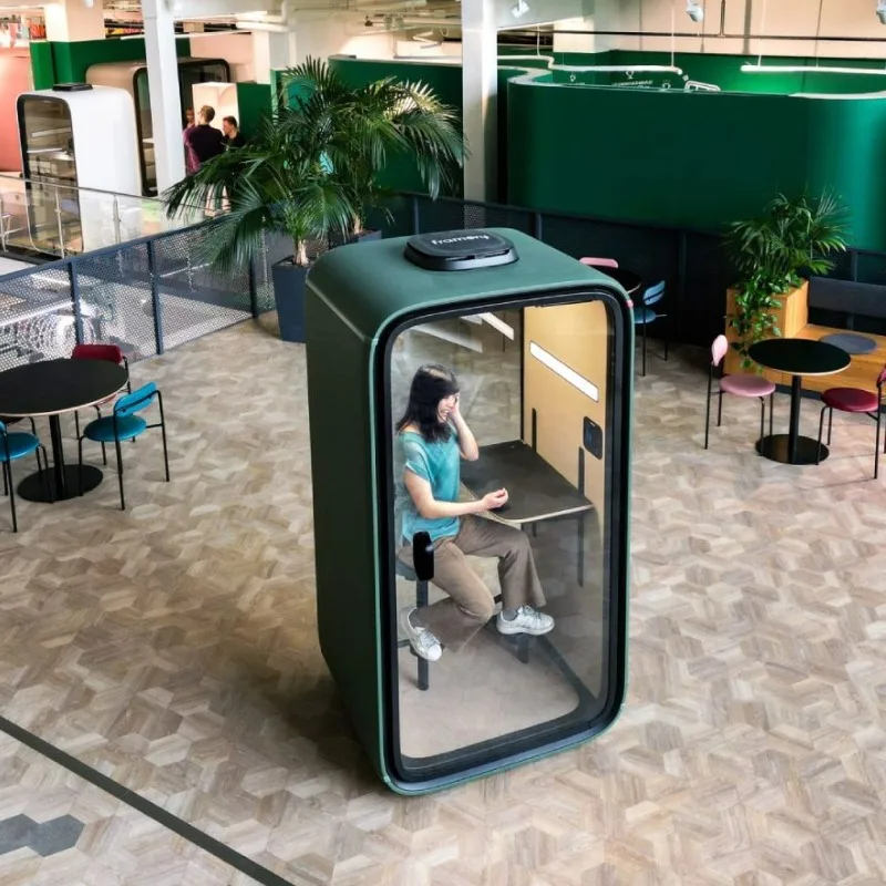 Commercial Soundproof Booth for Voice Recording Studio,Portable Acoustic Isolation Booth for Singing and Streaming Setup