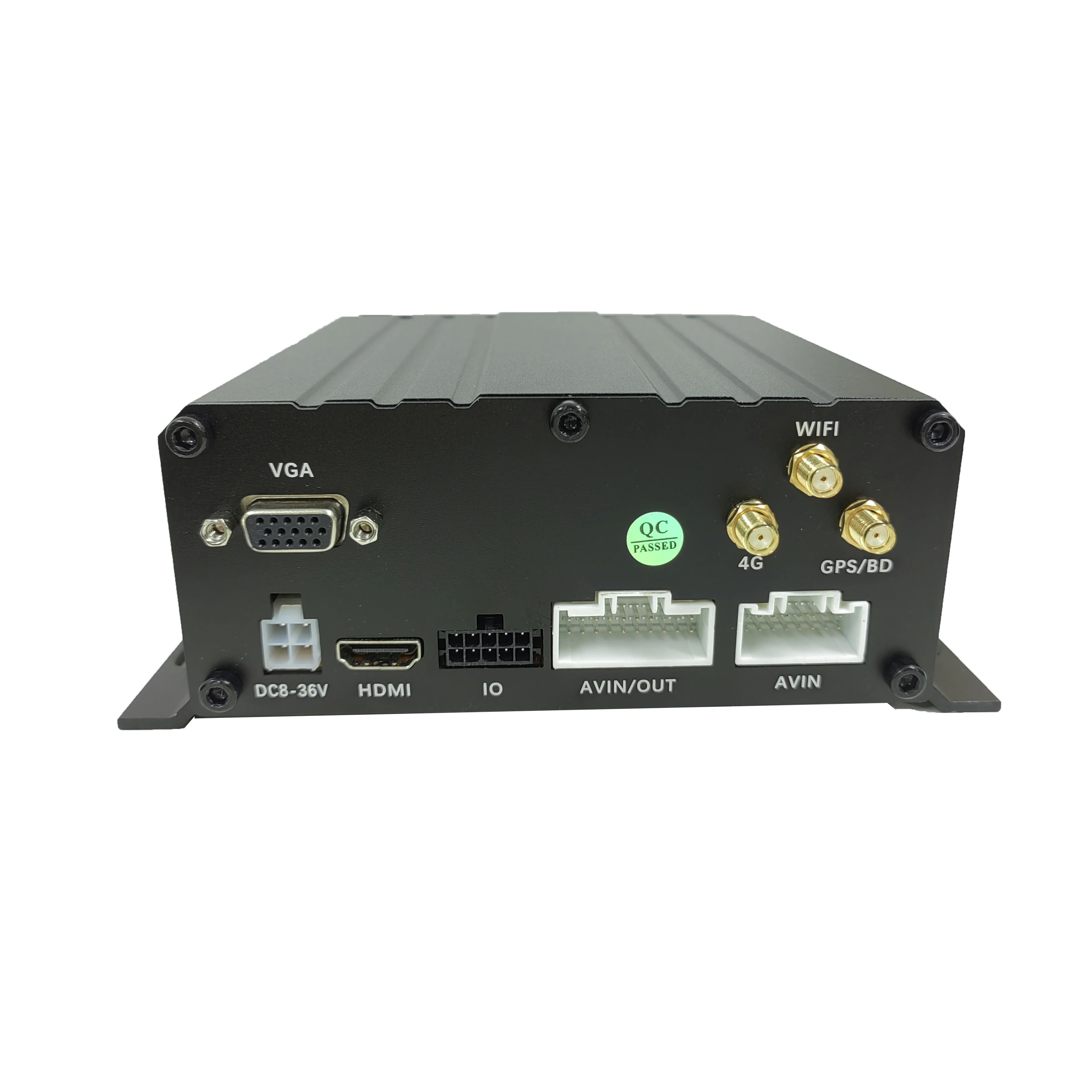 Caja negra para automóvil de 6 canales con vista panorámica 360 4G GPS WIFI DVR móvil