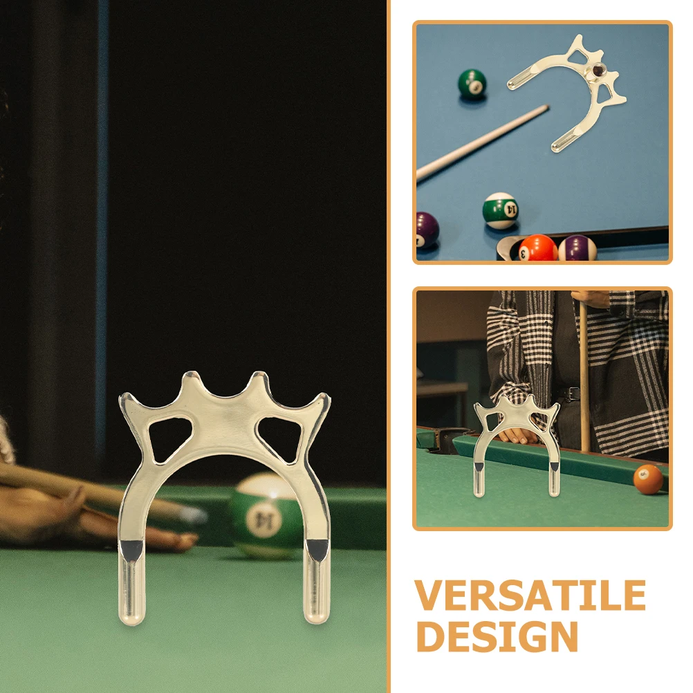 

Rack Billiard Stand Head Pool Stick Snooker Bridge Cross Metal Copper Plating Detachable Nonslip Pool Table Stick Rack Cue Rest