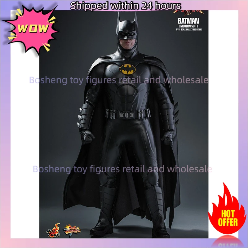 Original Hot Toys MMS712 1/6 The Flash's Batman Modern Suit In Stock Anime Action Collection Figures Model Toys