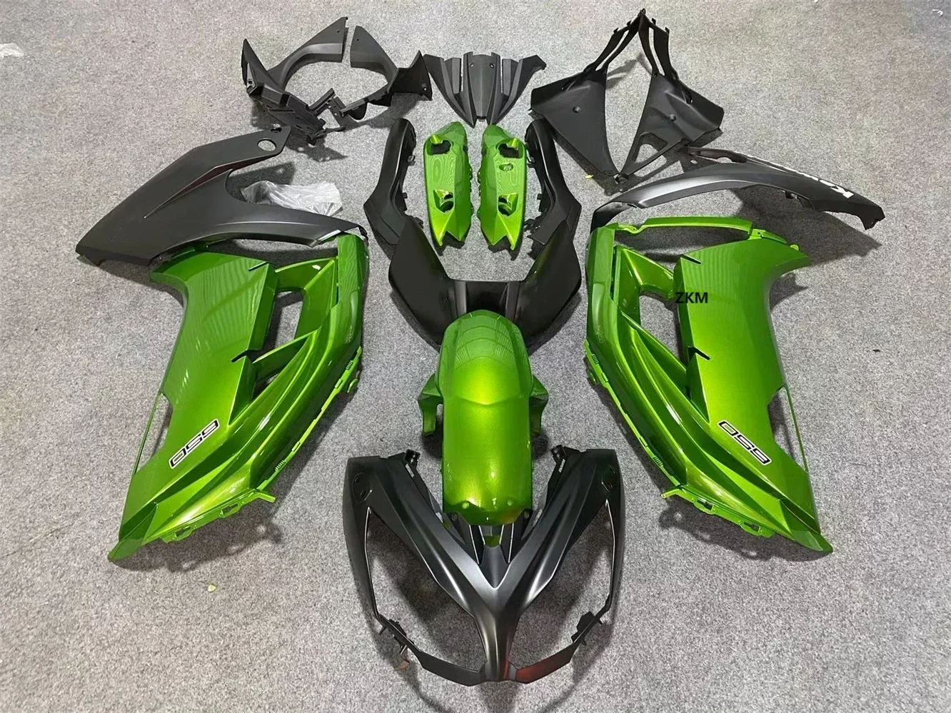 For Kawasaki Ninja650 ER-6F EX 650 2012 2013 2014 2015 2016 Motorcycle ABS Body Green Fairing Kit , ER6F NINJA650 12 13 14 15 16