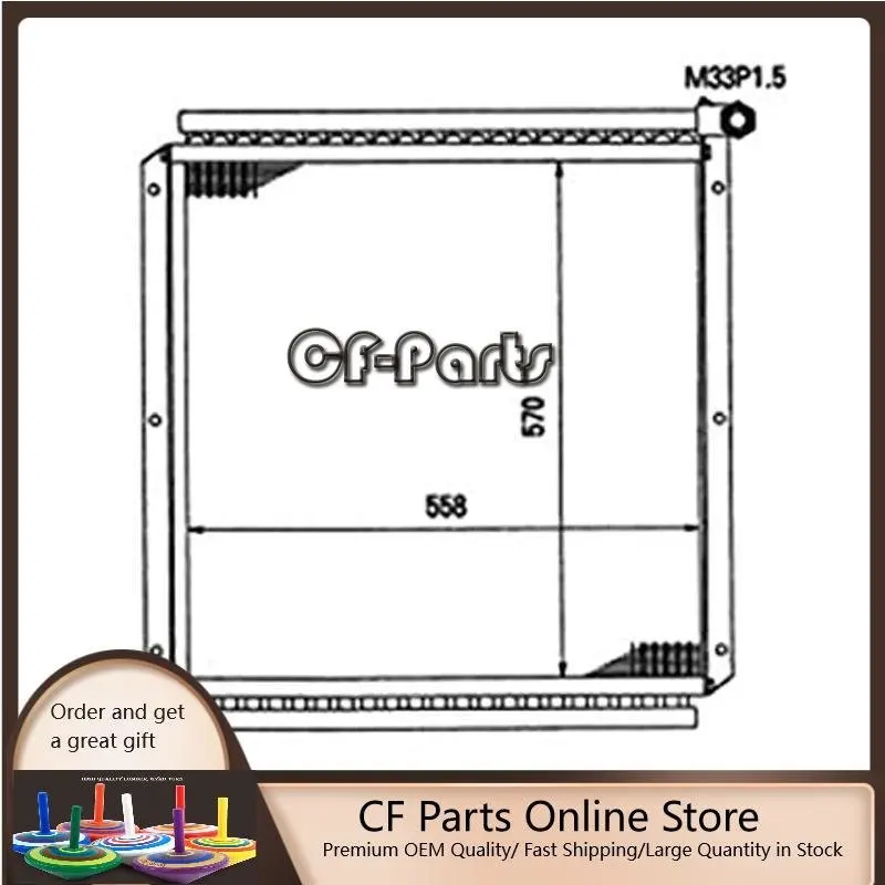 

Oil Cooler Assy 21K-03-21120 for Komatsu Excavator PC150-3 PC150LC-3