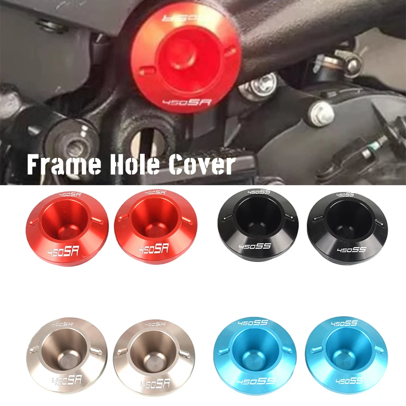 

FOR CFMOTO 450SR 450 SR 2022 2023 2024 450SS 450 SS Motorcycle Accessories Frame Hole Cap Plug Frame Insert Swingarm bolt Cover