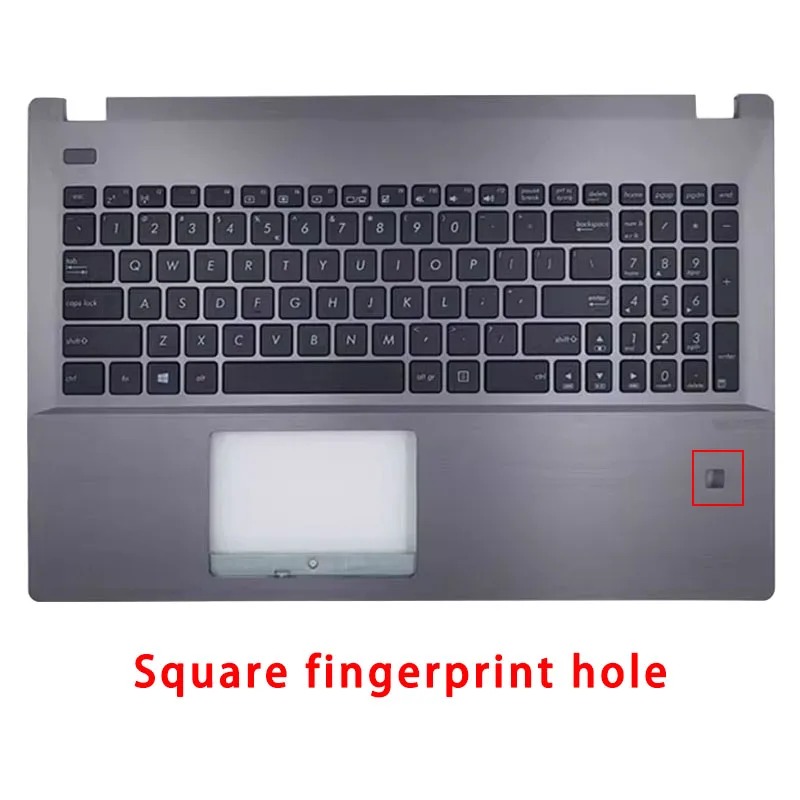 New For Asus P2540UB P2540UBP P2548F P2540N;Replacemen Laptop Accessories US Keyboard Square fingerprint hole