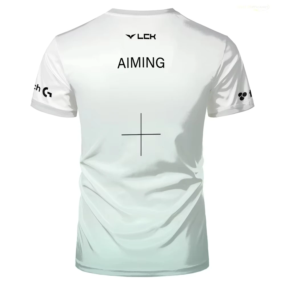 2024 DK Esports Team Uniform T-shirt Cosplay League Of Legends Worlds Jersey T Shirt LOL Showmaker Sports Game Fan Boys Tees