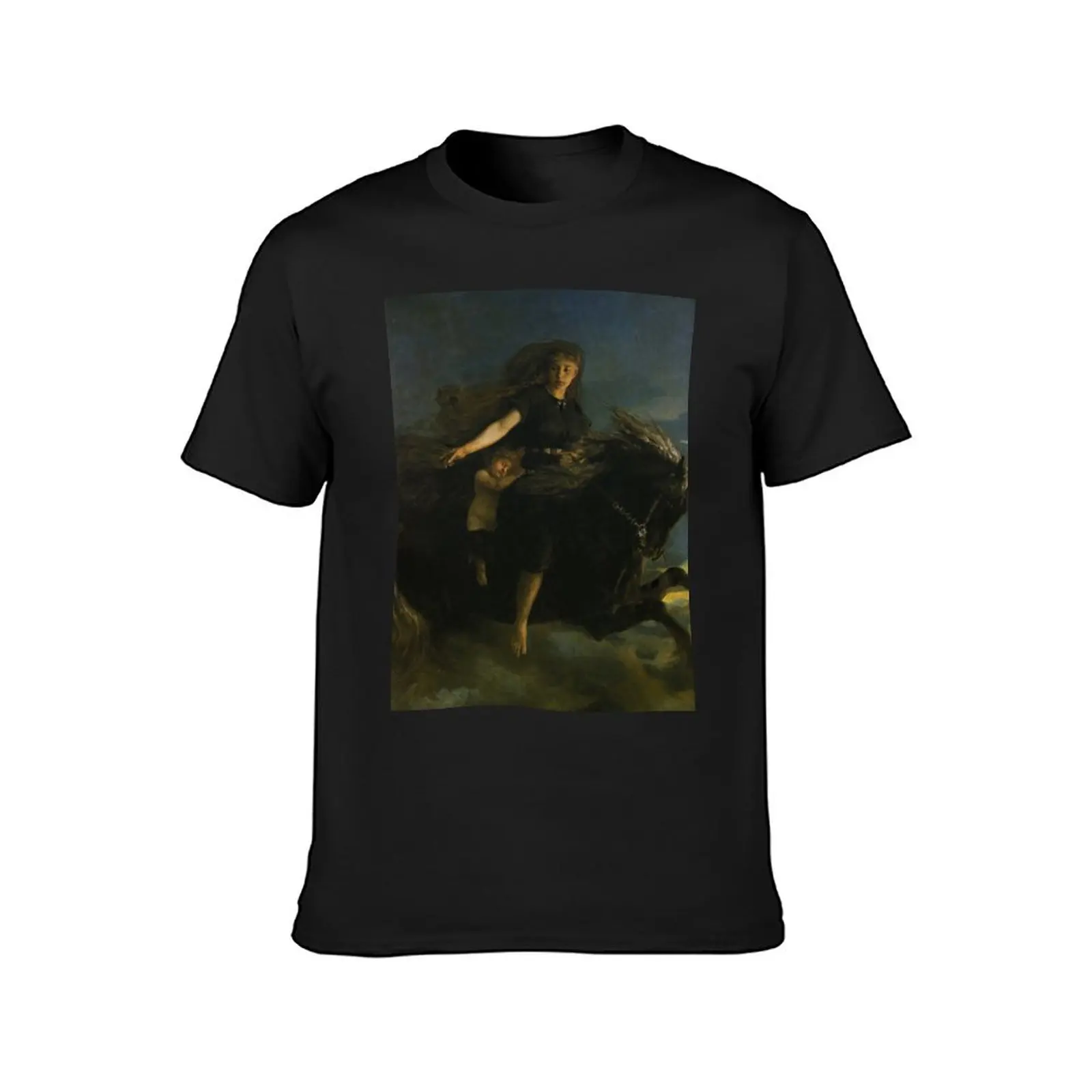 Natten, by Peter Nicolai Arbo T-Shirt vintage clothes summer tops sublime men workout shirt