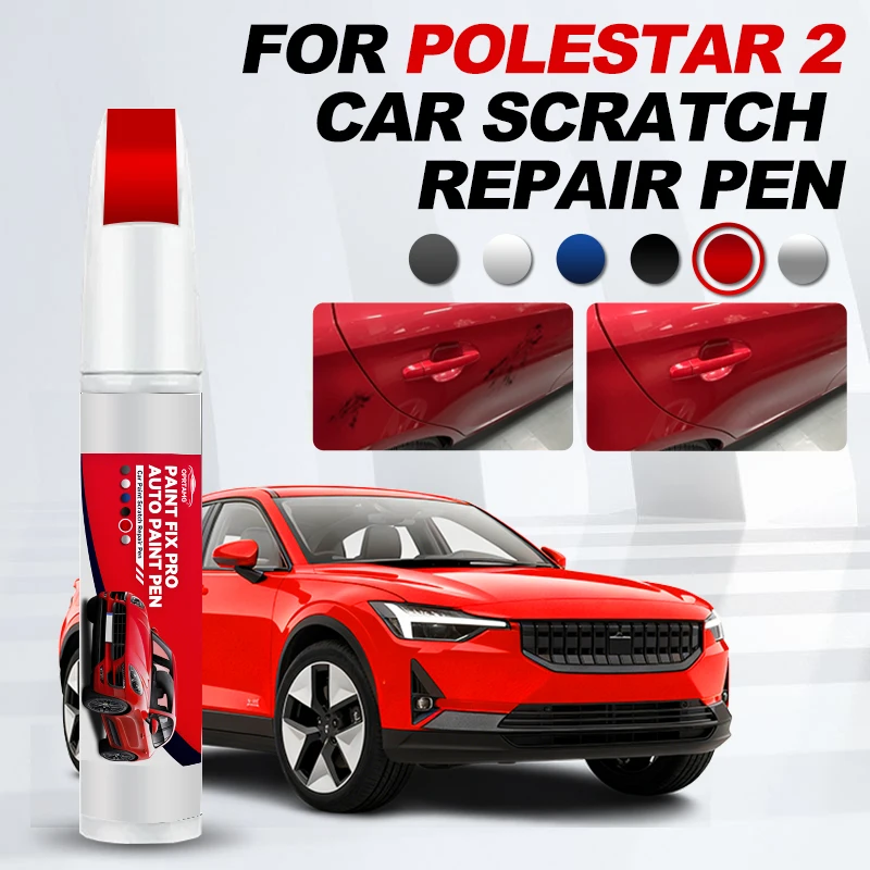 

Горячие новинки 2026: Аксессуары для Polestar 2 – Карандаш для ремонта лакокрасочного покрытия автомобиля, средство для удаления царапин, цвета: магниевый белый, космический черный, Vapou.