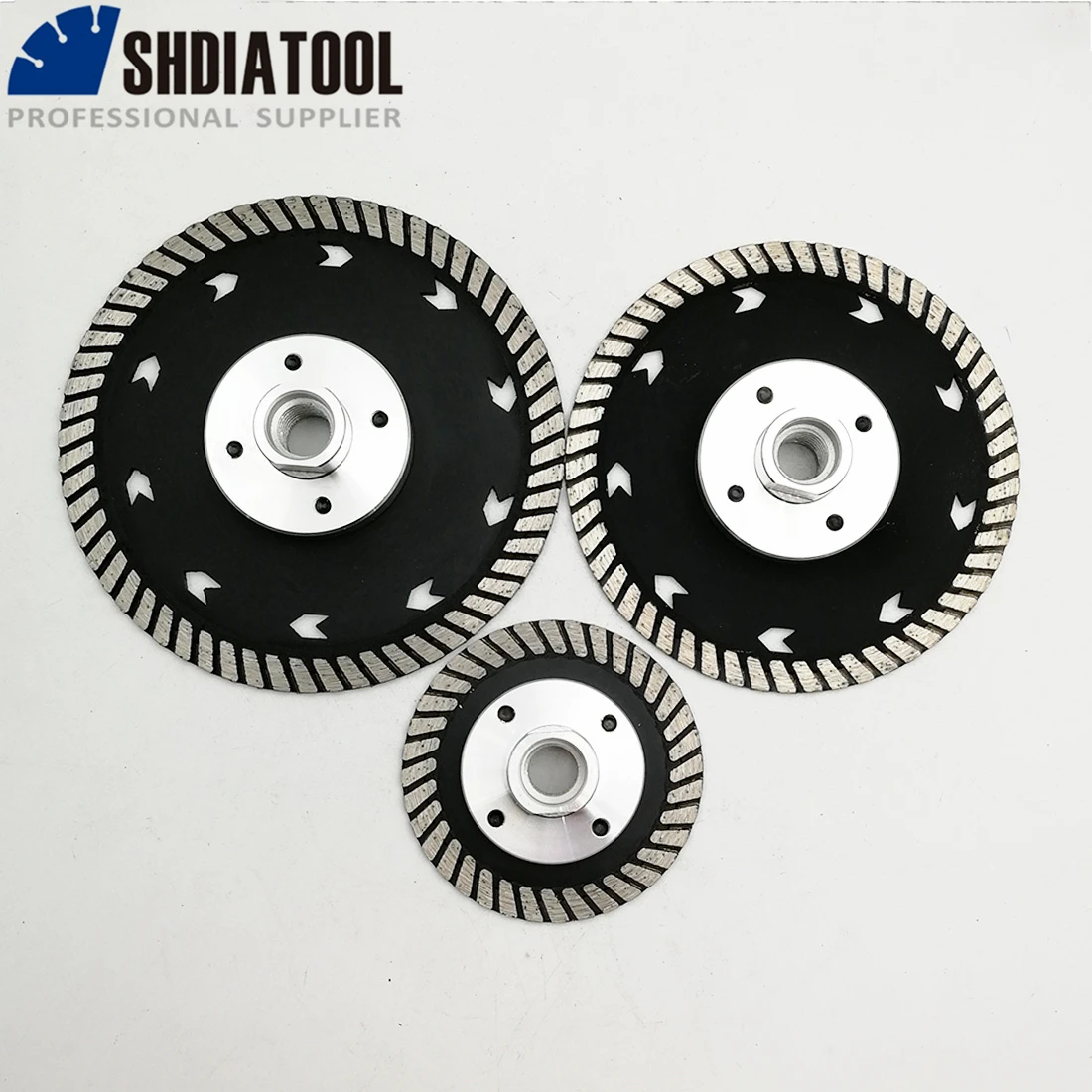 SHDIATOOL 2 pezzi lama per sega diamantata doppio lato Dia75/115/125MM taglio disco abrasivo taglio Grind affilare granito marmo calcestruzzo
