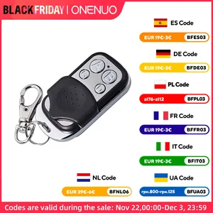 Metal remote control button, 4 garage door opener buttons, ABS universal universal blockade, 433mhz 10 Main Sales Universal Control - №9