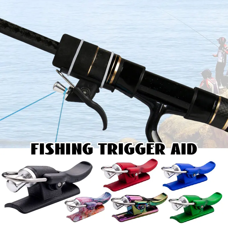 Casting Trigger for The Sea Fishing Rod Fishing Tackle to Protect The Finger Rod Line Fixed Spool Casting Aid Booster Tackle 1pc