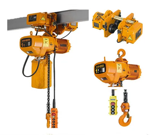 رافعة كهربائية بسلسلة 10 طن من الفولاذ المعتمد من CE ارتفاع الرفع بطول 4 أمتار