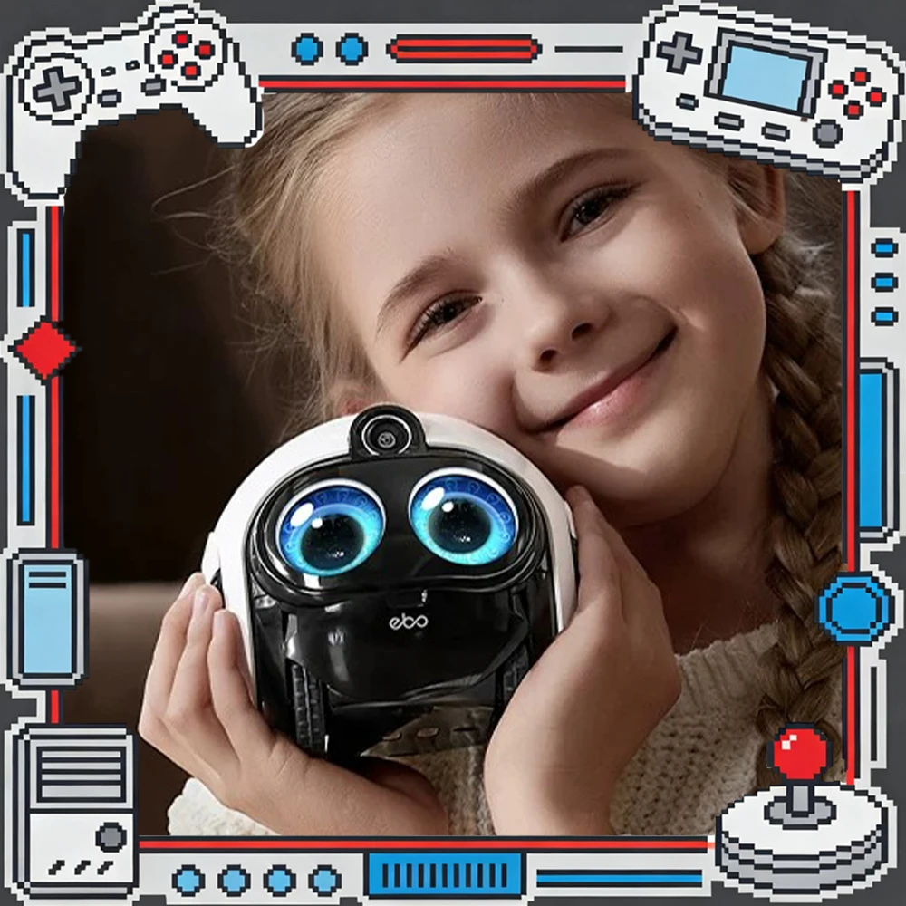 

Enabot EBO Max Smart Robot Anthropomorphic Interaction Patrol Nursing Robot Automatic Recharge Accompany Elderly Children Gifts