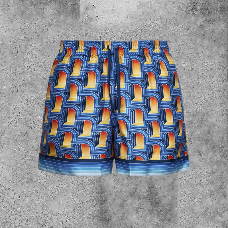 2023 Summer New Men\'s Beach Shorts Hawaiian Leisure Sports Shorts 3D Printing Sports Shorts For Quick Breathability